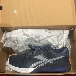 Reebok Blue and White Athletic Shoes for Training